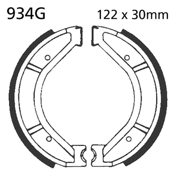 EBC® - Front Grooved Brake Shoes