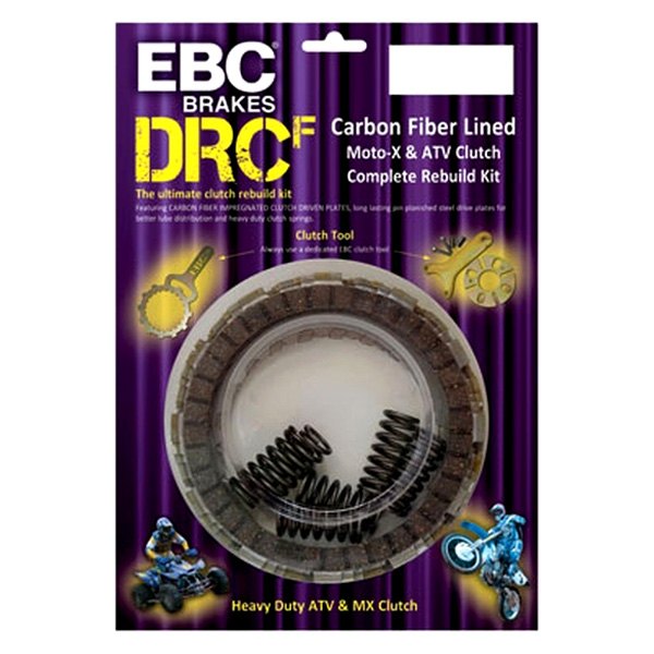 EBC® - DRCF™ Carbon Fiber Lined MX Race Clutch Kit