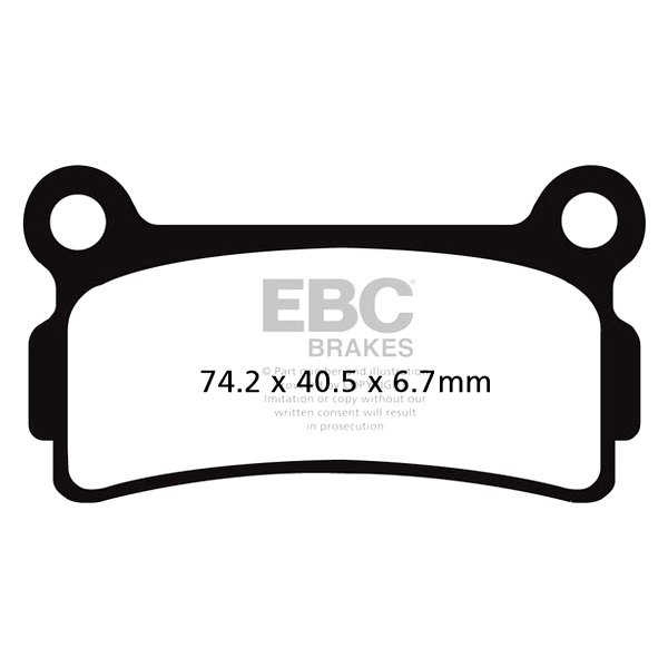 EBC® - Carbon X™ Rear Left Brake Pads