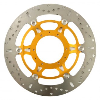 Honda Motorcycle Brake Rotors | Front, Floating, Chrome, Slotted