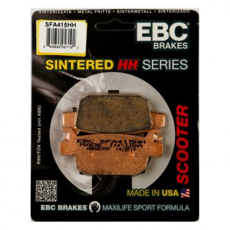 EBC Organic FRONT and REAR Disc Brake Pads 2015 to 2018 Honda NSS125 Forza 