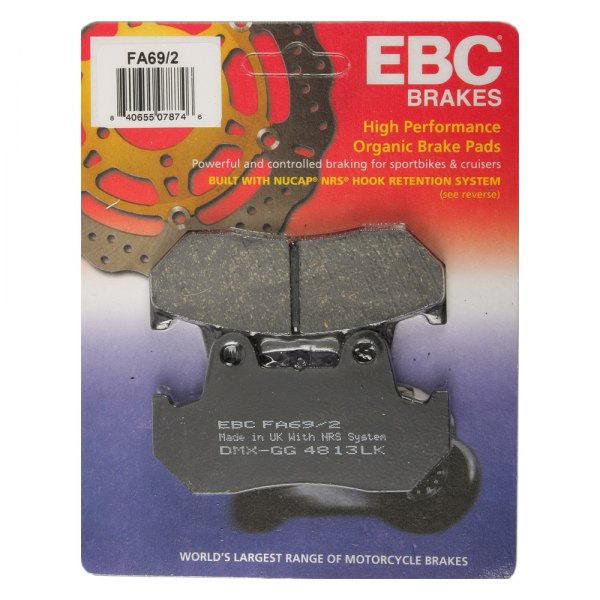 EBC® - Organic FA™ Front Left Brake Pads