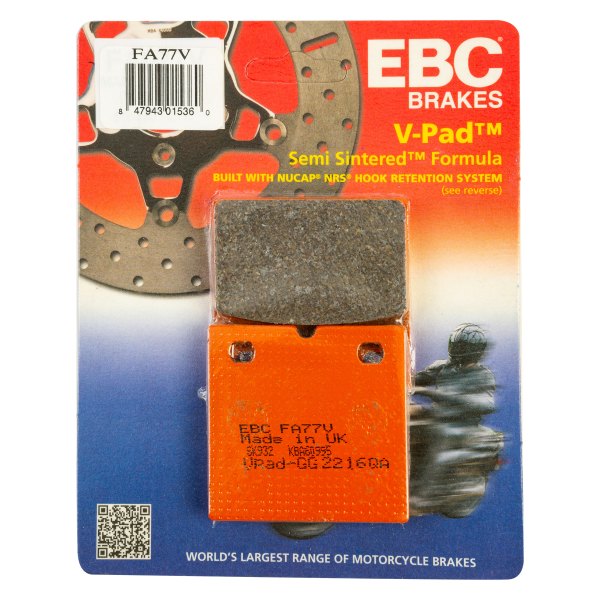 EBC® - V-Pads™ Semi-Sintered Brake Pads