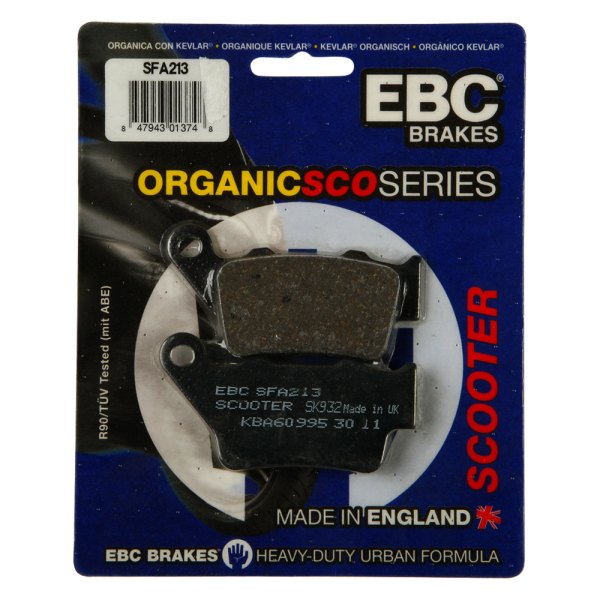 EBC® - SFA Series™ Rear Left Organic Scooter Brake Pads