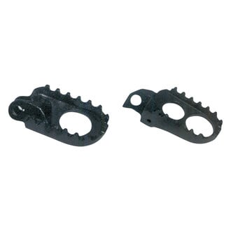 EMGO® - Forged Wide Foot Pegs (Black Anodized)