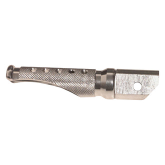 EMGO® - Slash Cut Style Passenger's Foot Pegs (Silver Anodized)