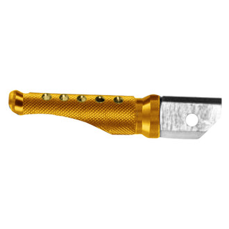 EMGO® - Slash Cut Style Passenger's Foot Pegs (Gold Anodized)
