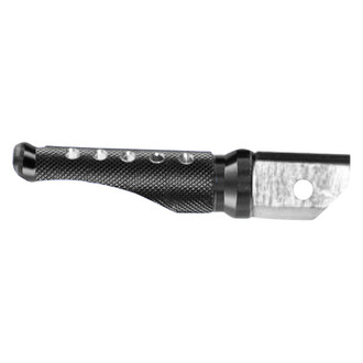 EMGO® - Slash Cut Style Passenger's Foot Pegs (Black Anodized)