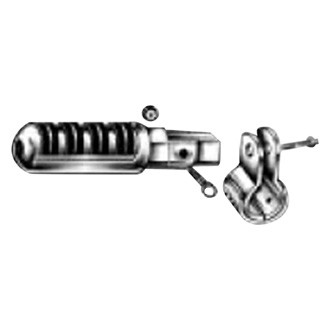 EMGO® - Buffalo Foot Peg Set with 1-1/4" Clamp (Chrome)