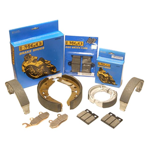 EMGO® - Front Grooved Brake Pads