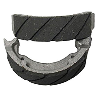 EMGO® - Rear Grooved Brake Shoes