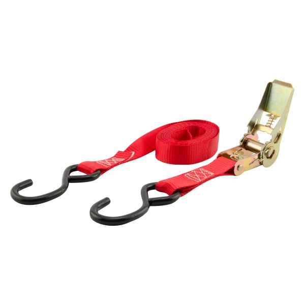 Erickson® - 1" x 10' Red Ratchet Tie-Down Straps