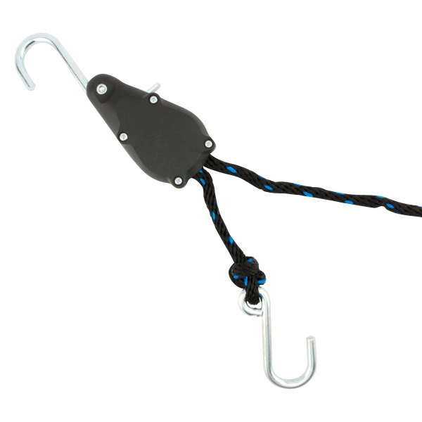 Erickson® - Tite Rope™ 0.37" x 8' Black Ratchet Strap