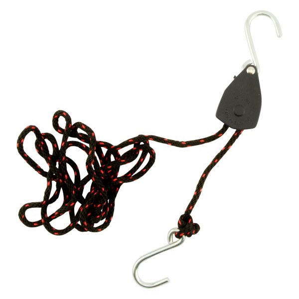 Erickson® - Tite Rope™ 0.12" x 6' Black Ratchet Straps