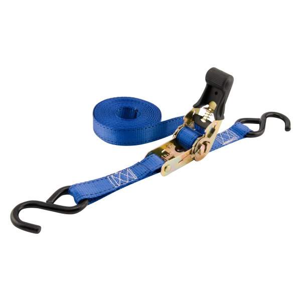 Erickson® - 1" x 15' Blue Ratchet Tie-Down Straps