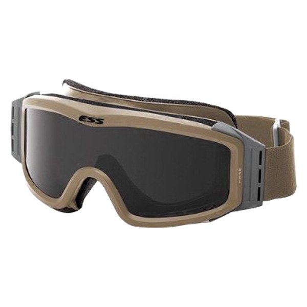 ESS® 7400500 Profile NVG™ Terrain Tan Frame Clear Lens Polycarbonate Shield Goggles Kit