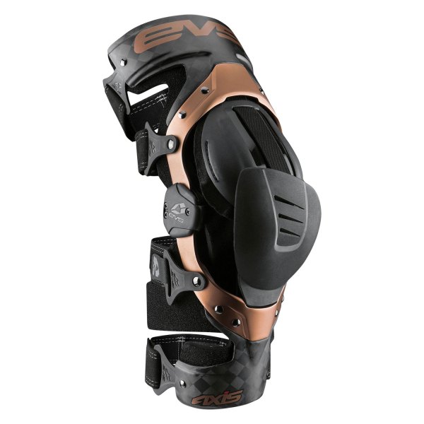 EVS Sports® - Axis Pro Left Knee Brace (Large, Black/Copper)
