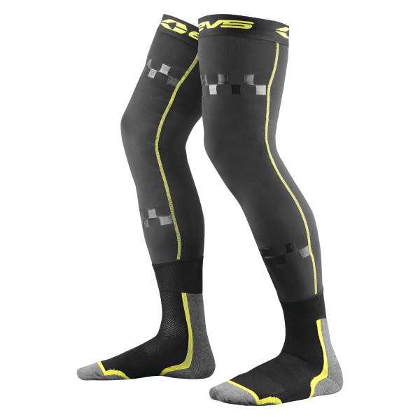 EVS Sports® - Fusion Combo Socks (Large/X-Large, Black/Yellow)