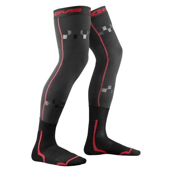 EVS Sports® - Fusion Socks (Large/X-Large, Black/Red)