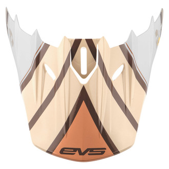 EVS Sports® - Copper/White Visor for T5 Cosmic Helmet