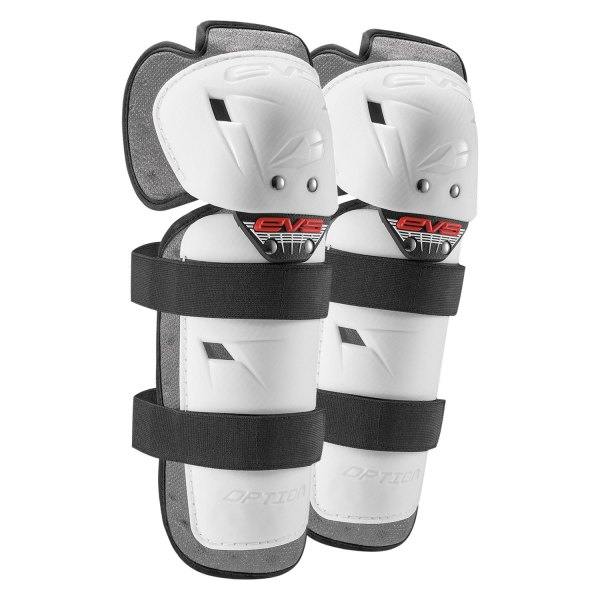 EVS Sports® - Option Adult Knee Guards (One Size (115+ lbs.), White)