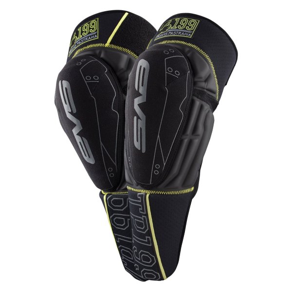 EVS Sports® - TP199 Knee Pad (Large/X-Large, Black/Hi-Viz Yellow)