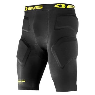 EVS Sports® TUGBOTPAD-BK-M - Tug Padded Shorts (Medium, Black)