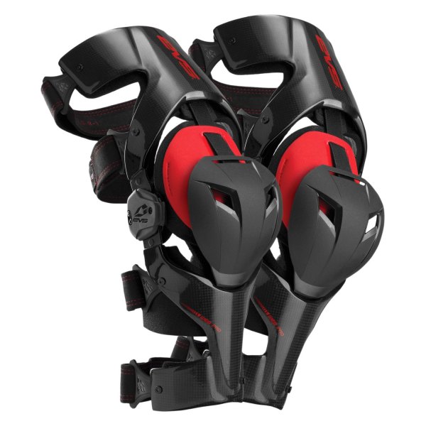 EVS Sports® - Web Pro Knee Brace Set (Medium, Black/Red)