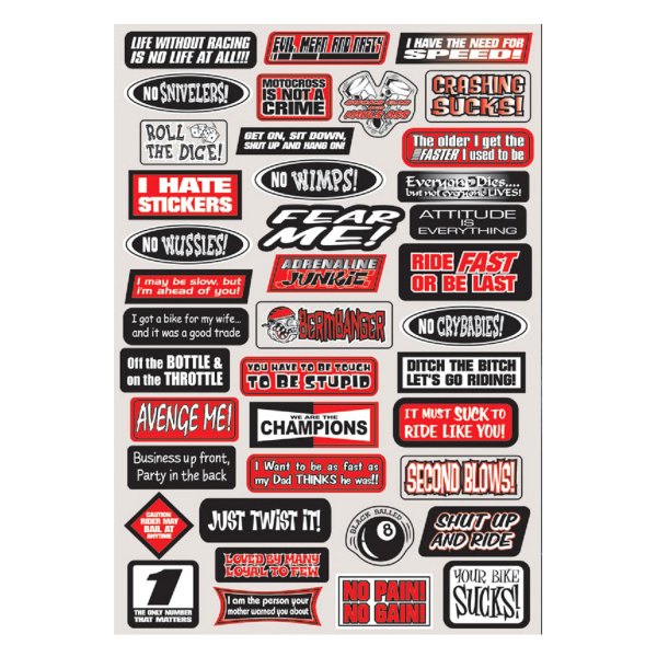 Factory Effex® - Fun Phrases Sticker Sheet