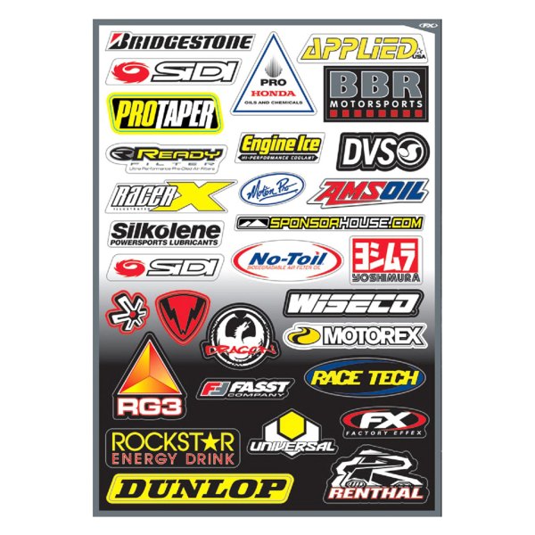 Factory Effex® - Sponsor Sticker Sheet