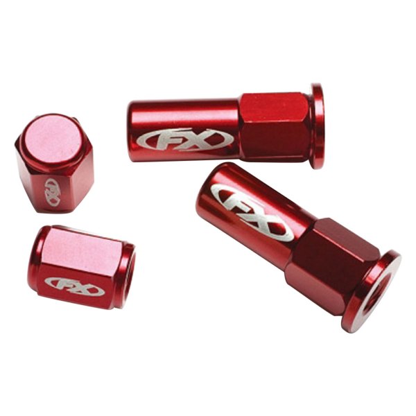 Factory Effex® - Red Valve Cap/Rim Lock Kit