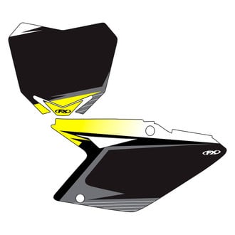 Factory Effex® - Black Graphic Number Plate Backgrounds