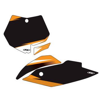 Factory Effex® - Black Graphic Number Plate Backgrounds