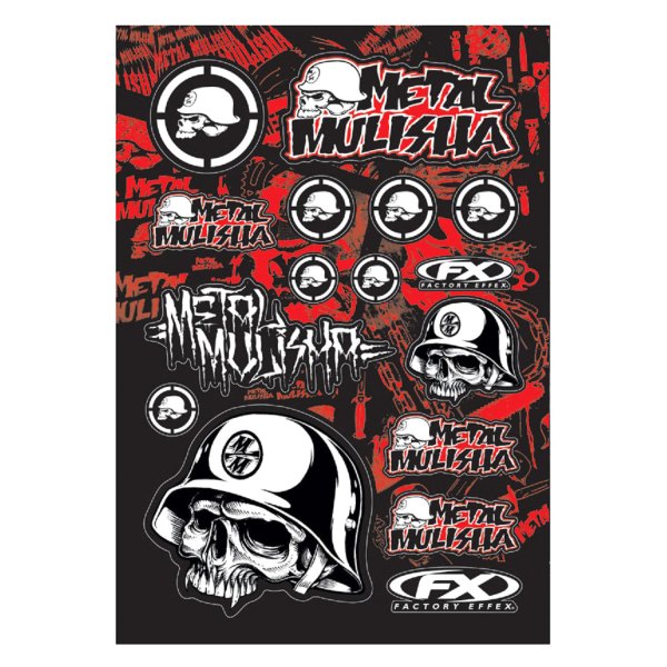 Factory Effex® - Metal Mulisha Style Sticker Sheet