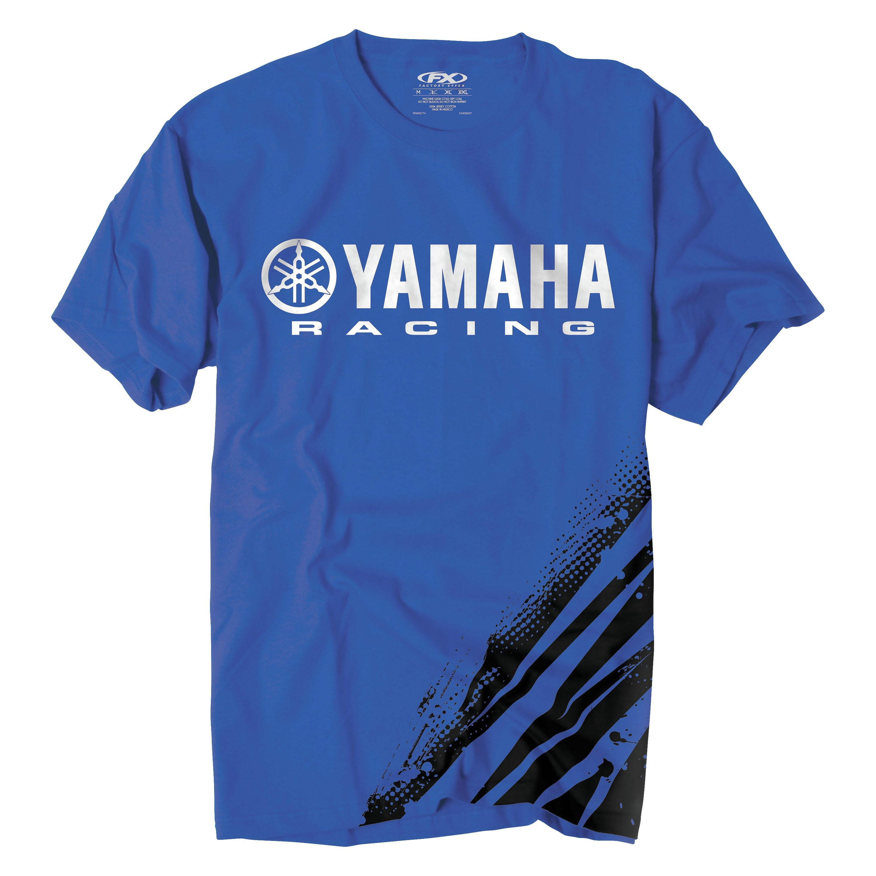 ヤマハ TEAM YAMAHA Tシャツ MOTOR CYCLE SPORT Factory Effex® 14-88186 - Yamaha Racing Flare Men's T-Shirt (2X