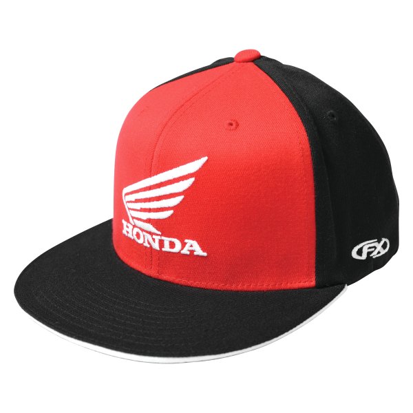 Factory Effex® - Honda Big Flex Style Hat (Small/Medium, Black/Red)
