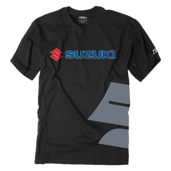 Factory Effex® - Suzuki Big S Men's T-Shirt (X-Large, Black)