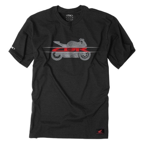 Factory Effex® - Honda CBR Men's T-Shirt (Large, Black)