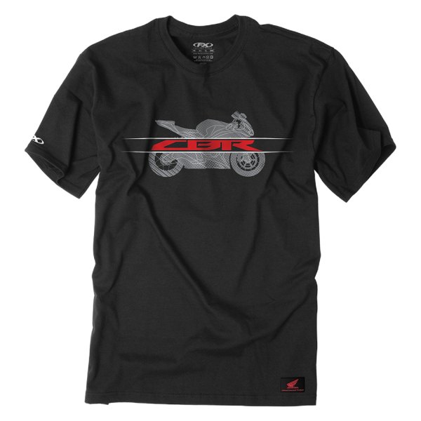 Factory Effex® - Honda CBR Men's T-Shirt (2X-Large, Black)