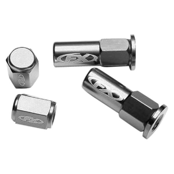 Factory Effex® - Silver Valve Cap/Rim Lock Kit