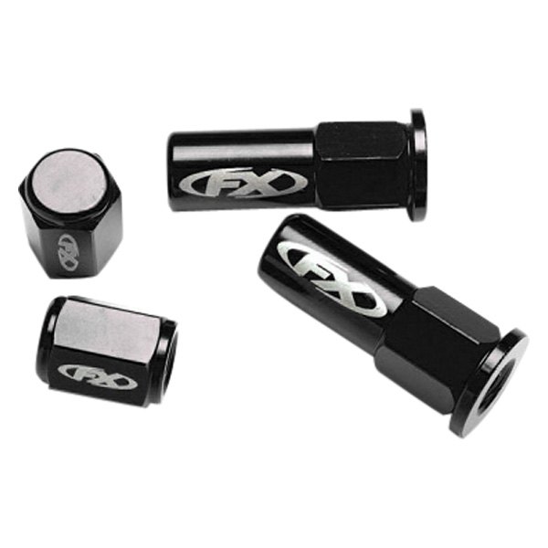 Factory Effex® - Black Valve Cap/Rim Lock Kit