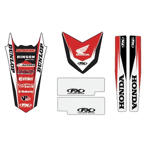 Factory Effex 17-40226 Lower Fork Guard Graphics Blue
