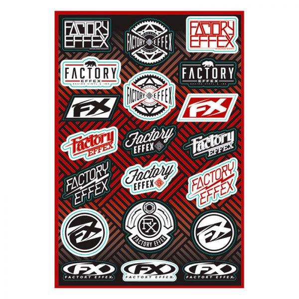 Factory Effex® - FX 2015 Sponsor/Logo Sticker Sheet