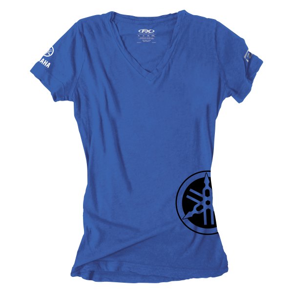 Factory Effex® - Yamaha Fork Women's T-Shirt (Small, Blue)
