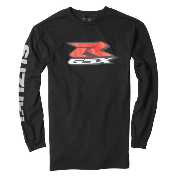 Factory Effex® - Suzuki GSXR Men's Long Sleeve T-Shirt (Medium, Black)