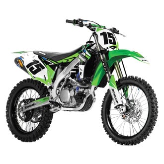 Factory Effex® - FX 2015 EVO Kawasaki Style Shroud/Airbox Graphic Kit