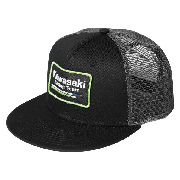 Factory Effex® - Kawasaki Style Snapback Hat (One Size, Black/Gray)