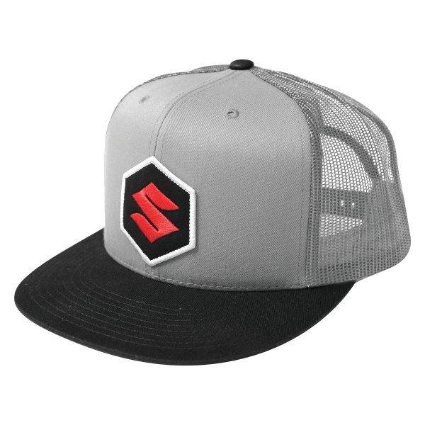 Factory Effex® - Suzuki Mark Men's Hat (One Size, Black/Gray)