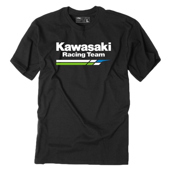 Factory Effex® - Kawasaki Racing Men's T-Shirt (Large, Black)