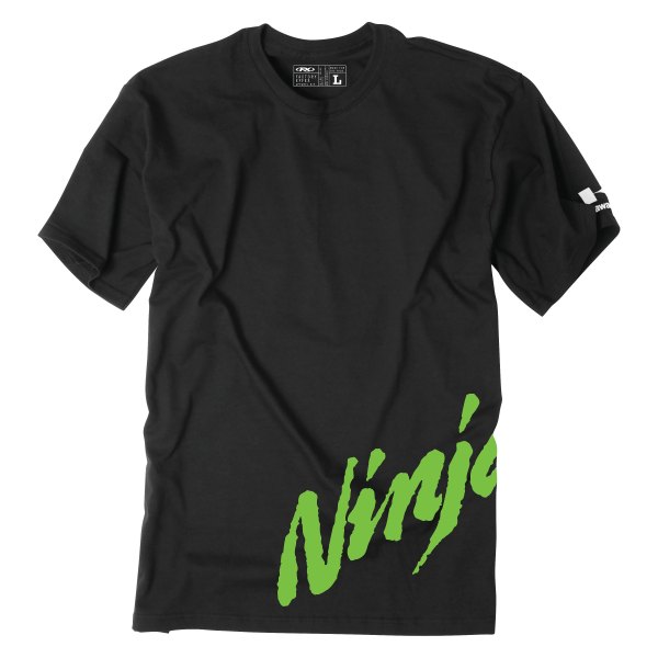 Factory Effex® - Kawasaki Ninja Wrap Men's T-Shirt (Medium, Black)